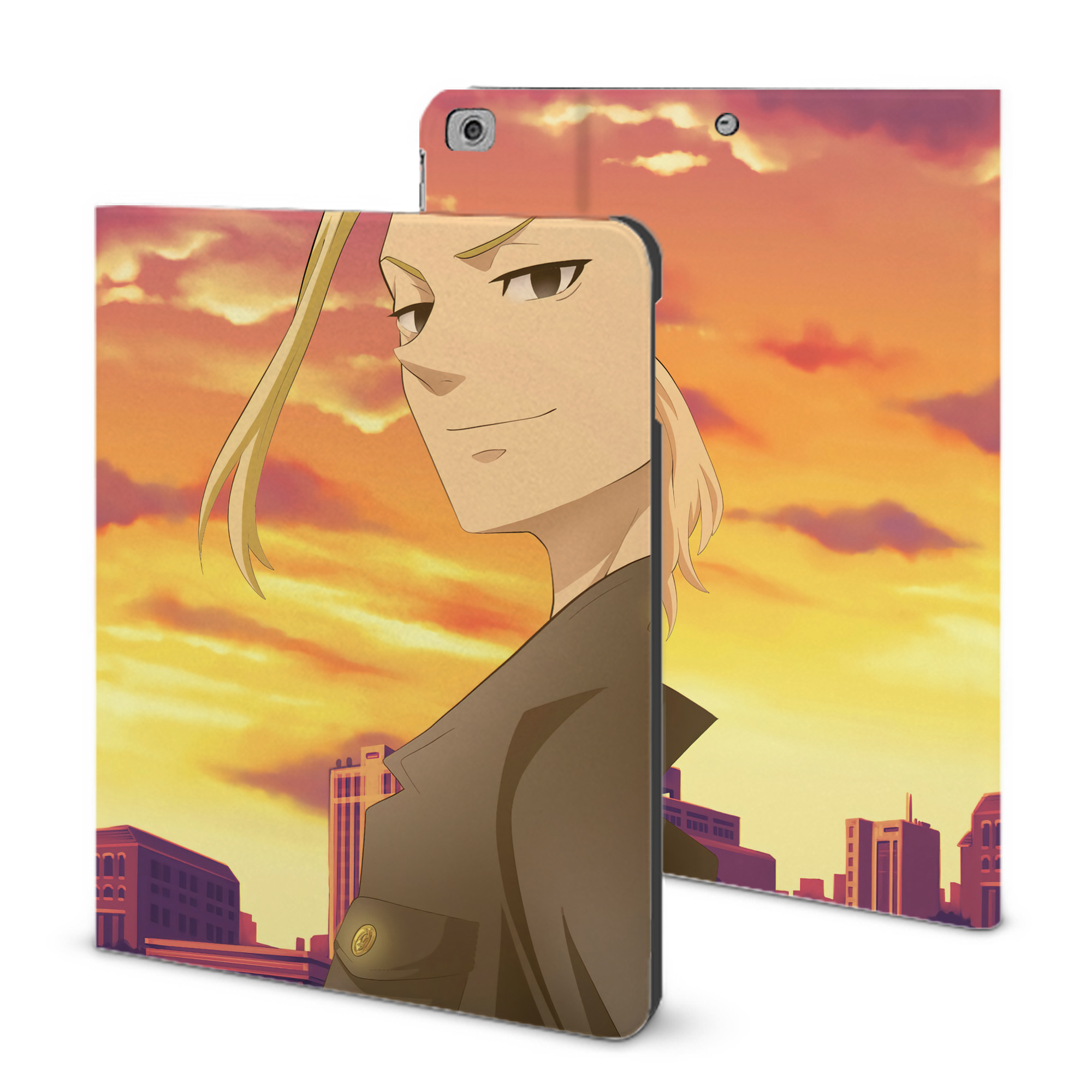 （画像用） 東京リベンジャーズ Tokyo Revengers IPad ケース ブック型 PUレザー TPU 耐衝撃 軽量 薄型 ペン収納なし 全面保護 IPad 各モデル対応